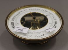 An Aneroid barometer, a student's microscope, opera glasses, etc.