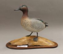 A decoy duck by R R Jeeves. 25.5 cm high.