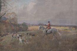LIONEL EDWARDS (1878-1966) British (AR), five Hunting prints, each framed and glazed.
