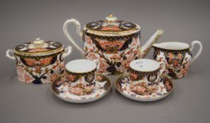 A quantity of Crown Derby tea wares.