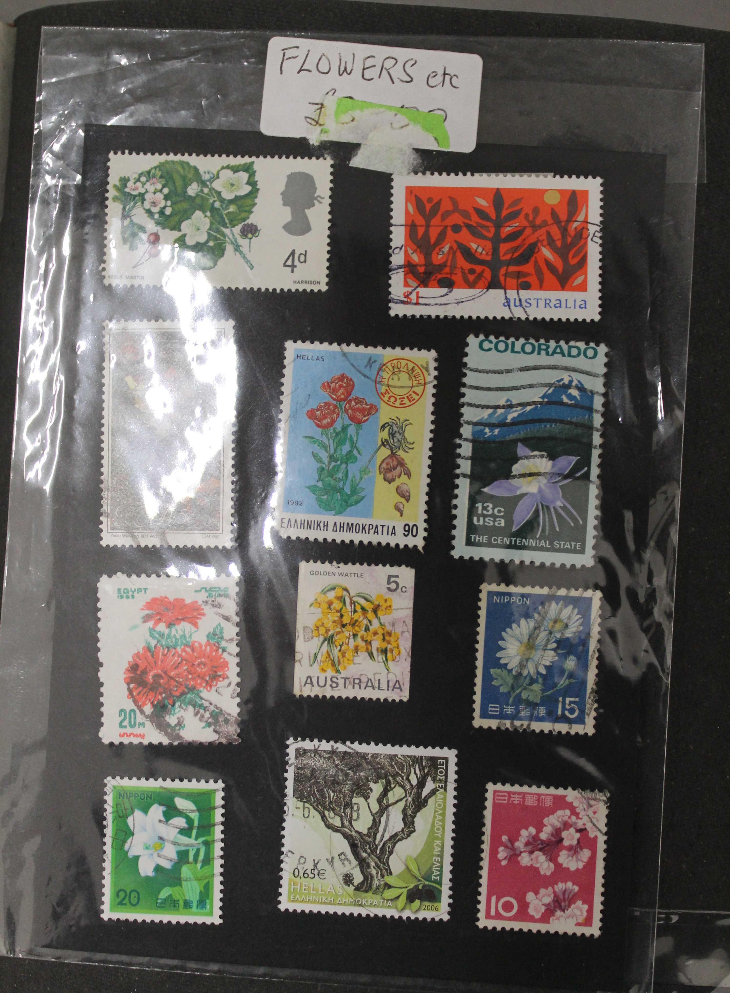 A stamp collection. - Image 3 of 8
