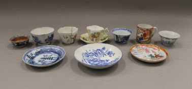 A quantity of various decorative porcelain, including Chinese.