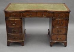 A pedestal desk. 120 cm wide x 59 cm deep.