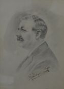 M C DOGGETT (20th century) British, A Portrait of the British Evangelist Rodney ''Gipsy'' Smith,