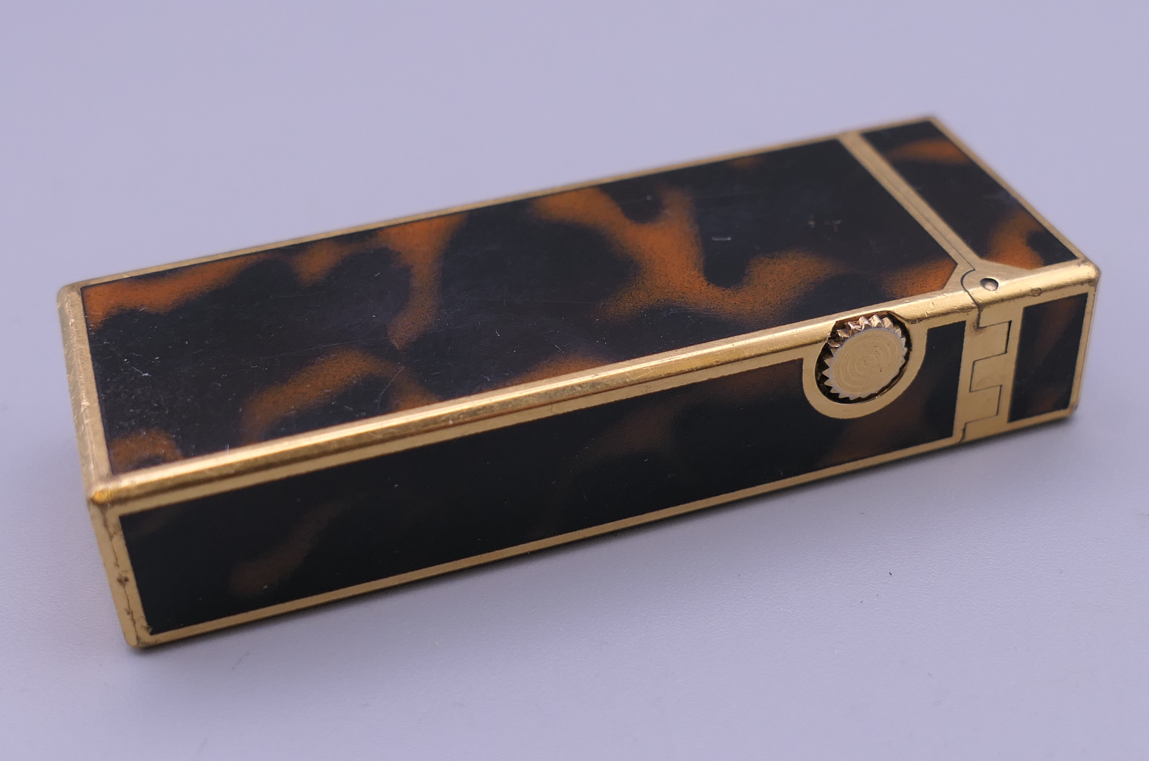 A Dunhill lighter. 6 cm high. - Image 6 of 7