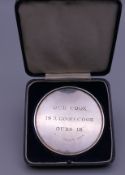 A boxed Country House cooks medal, inscribed ''Our Cook is a Good Cook Ours Is. September 1935'' 7.