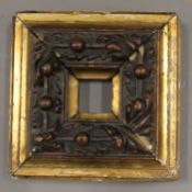 A small 19th century picture frame. 16.5 cm square.