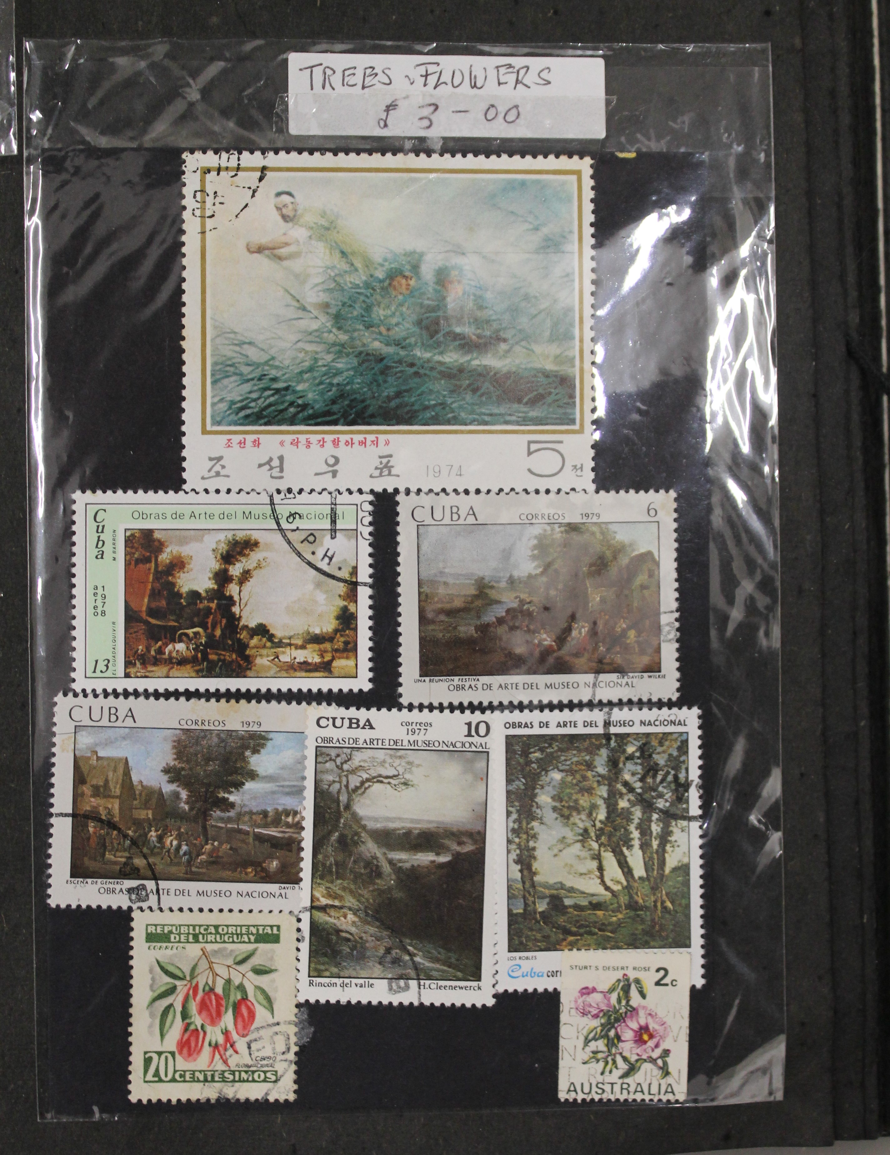 A stamp collection. - Image 5 of 8