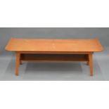 A mid-20th century coffee table. 110.5 cm long.