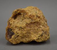 A large piece of natural copal (young amber). 299 grammes.