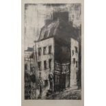 LUCY FAWKES, Pink House, artist proof, signed, titled and dated '90 in pencil to margin,