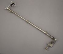A nickel plated Chambre Claire Universelle (camera Lucida). 25 cm long.