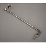 A nickel plated Chambre Claire Universelle (camera Lucida). 25 cm long.