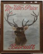 An original McVitie & Price Biscuits framed advert. 68.5 x 85 cm.