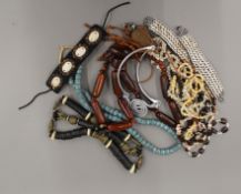 A quantity of tribal inspired jewellery.