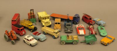 A quantity of Dinky toys.