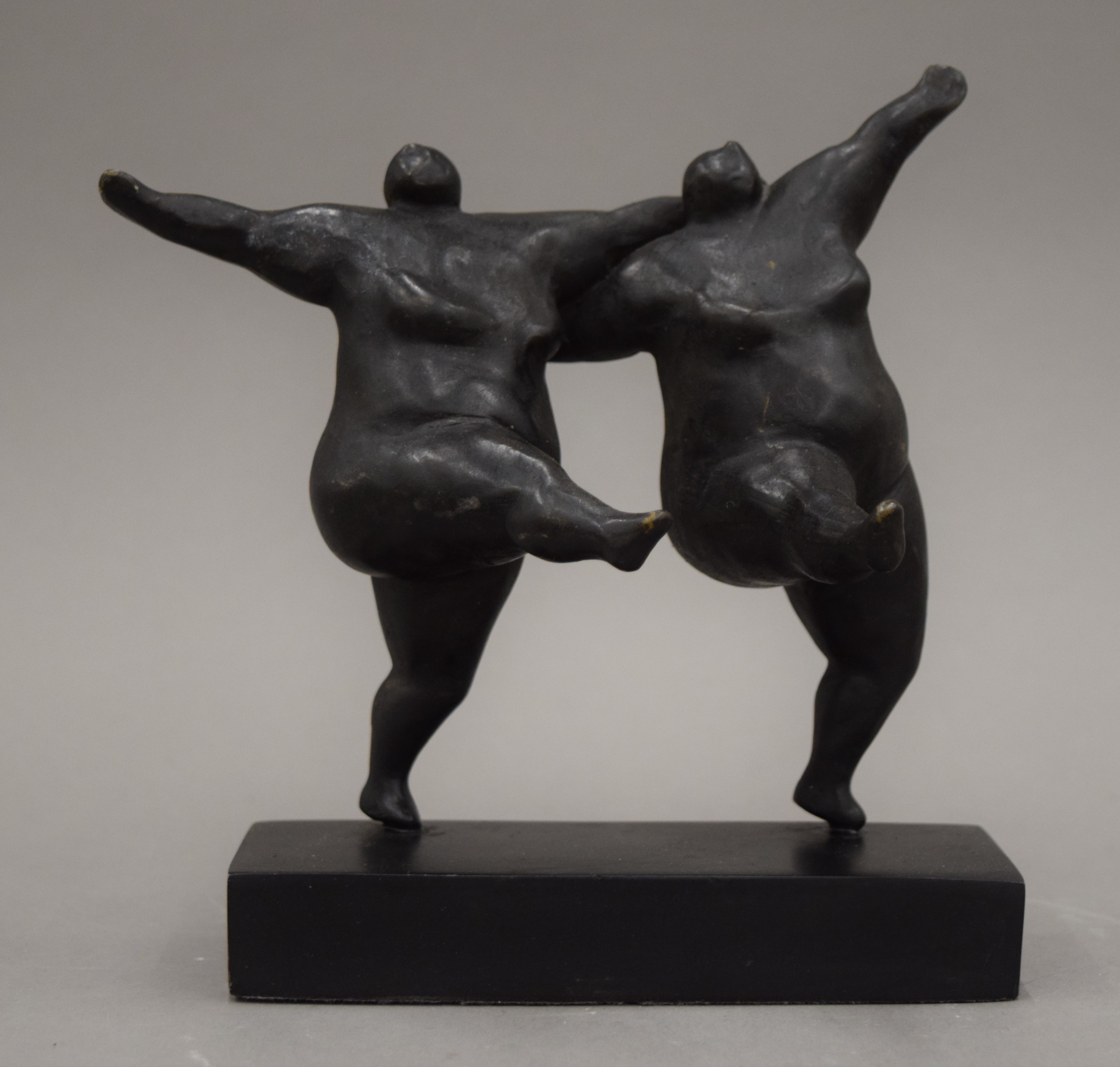 An abstract model of two fat ladies.