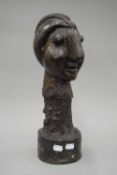 After PABLO PICASSO (1881-1973) Spanish, an abstract bronze bust. 41 cm high.