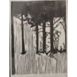 W L FREEMAN, Save a Tree, artists proof, framed and glazed. 30.5 x 41 cm.