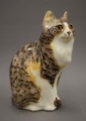 A Winstanley pottery cat. 30 cm high.