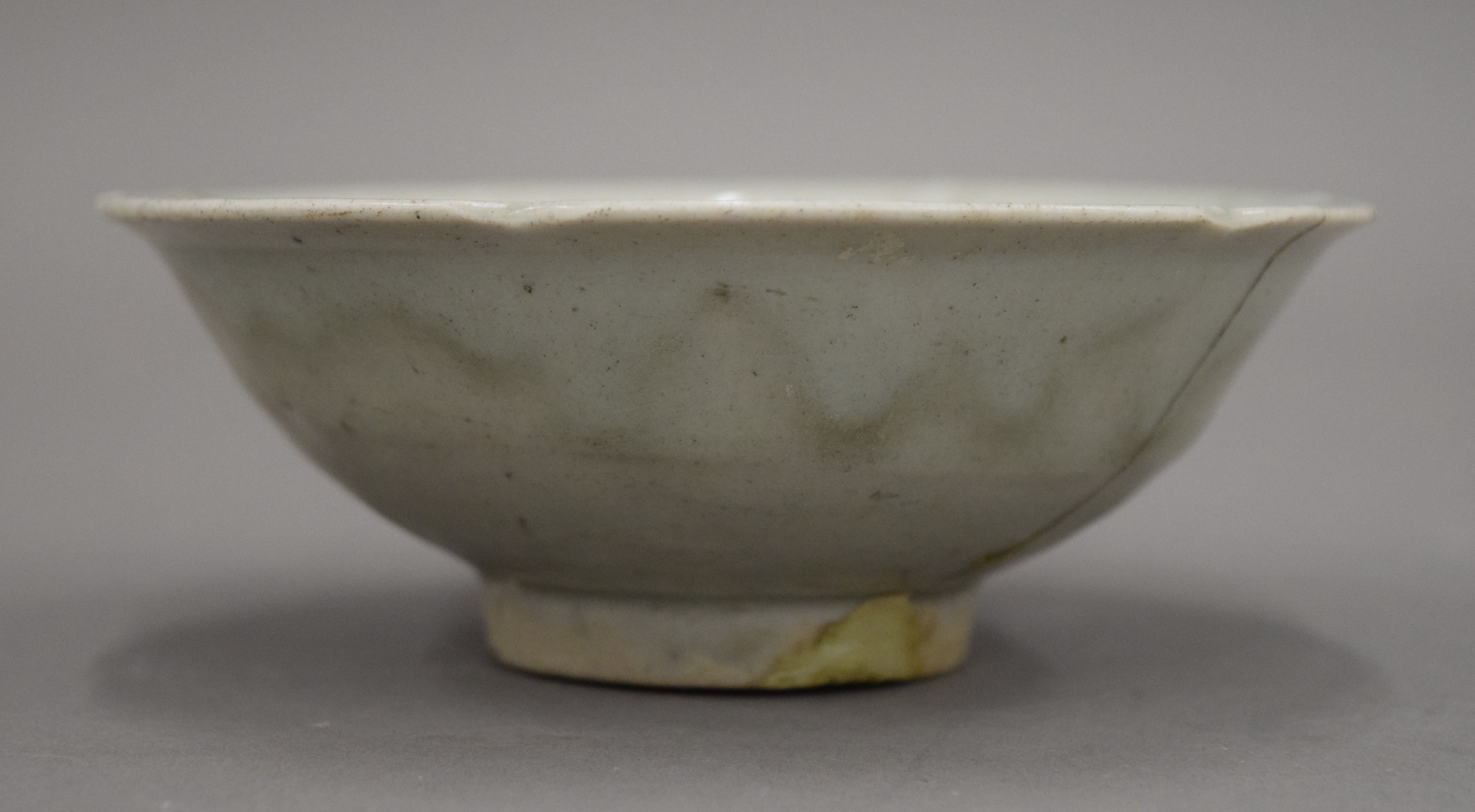 A Song celadon ground pottery bowl. 12 cm diameter. - Image 3 of 4