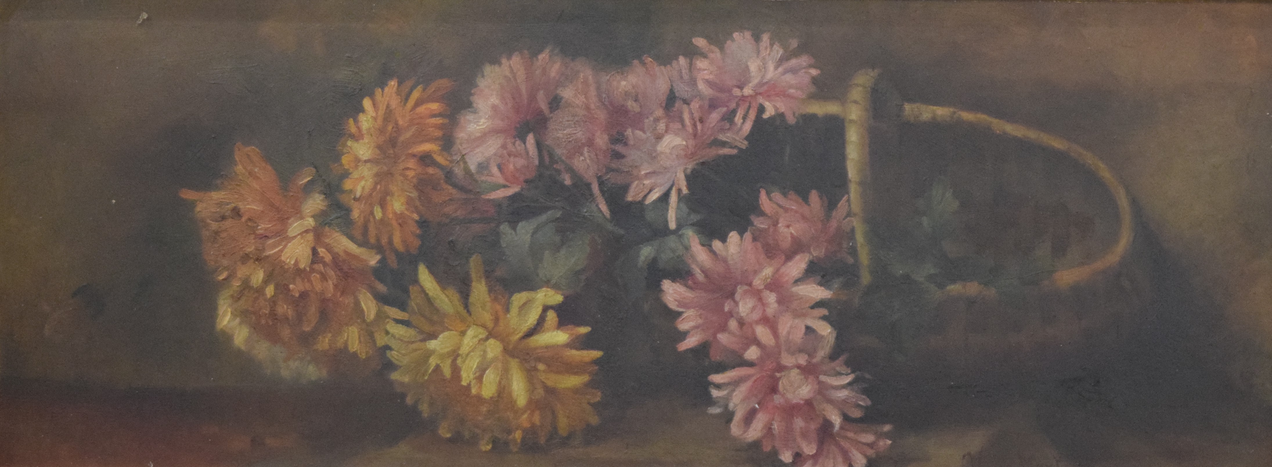 Two Victorian Still Life of Flowers, oils on canvas, each framed. One 38 x 23.5 cm, the other 22. - Image 4 of 6