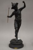 A 19th century spelter sculpture after ERNEST RANCOULET (1870-1915),