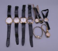 A quantity of various wristwatches.