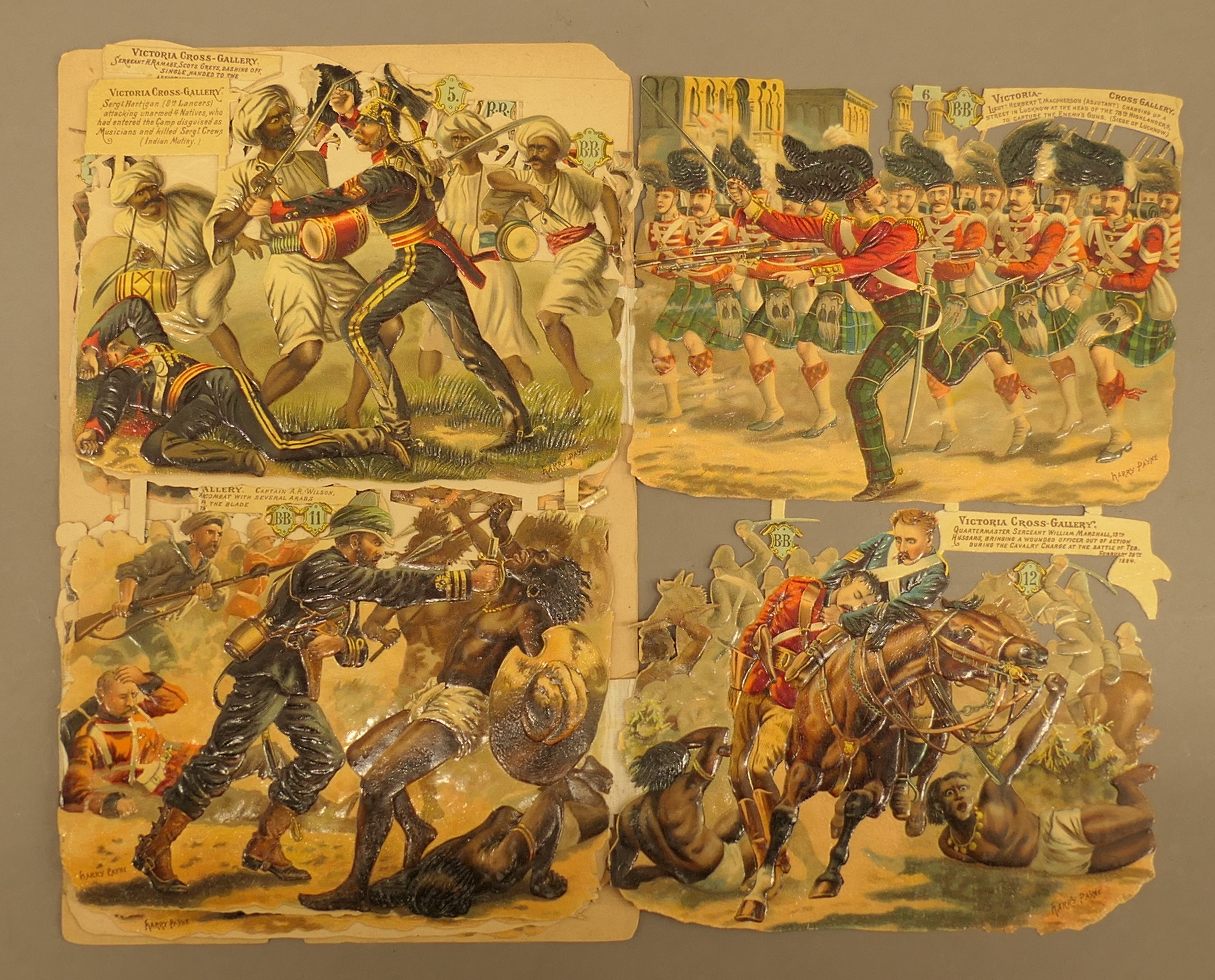Two books with unused scraps, ''The Heroes of the Victoria Cross'' and ''Queen Victoria's Jubilee'', - Image 5 of 5