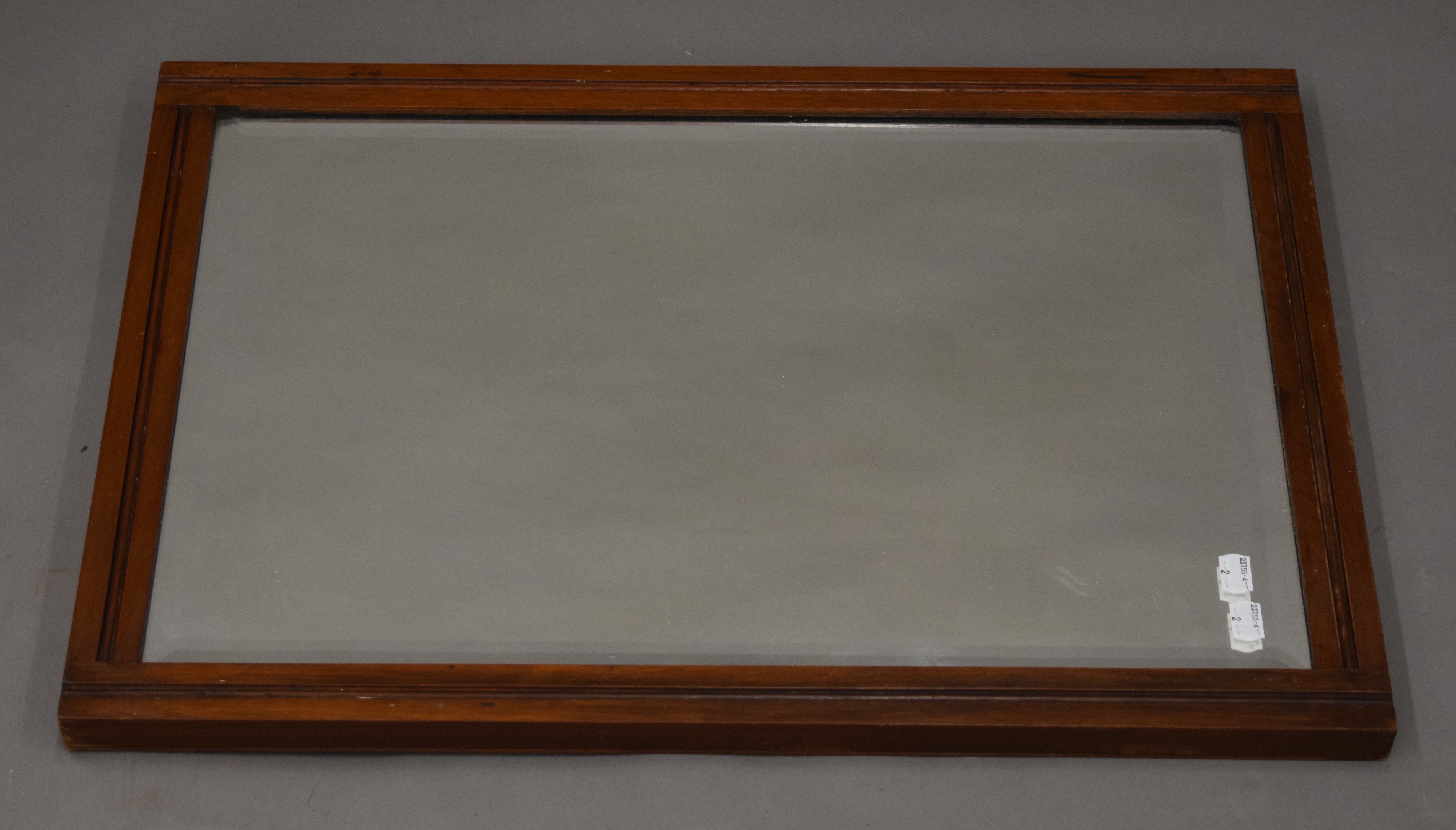 Two bevelled mirrors. The largest 77.5 cm long. - Image 4 of 5