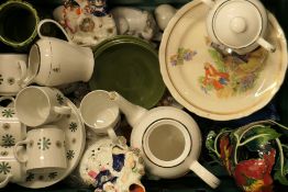 A quantity of various ceramics.