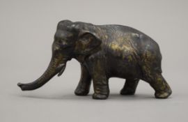 A Japanese model of an elephant. 10.5 cm long.