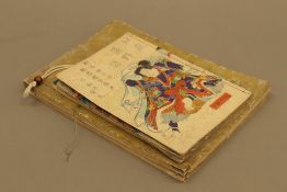 Six Japanese illustrated booklets, some in colour.