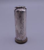 A Georg Jensen silver lipstick holder. 5 cm high.