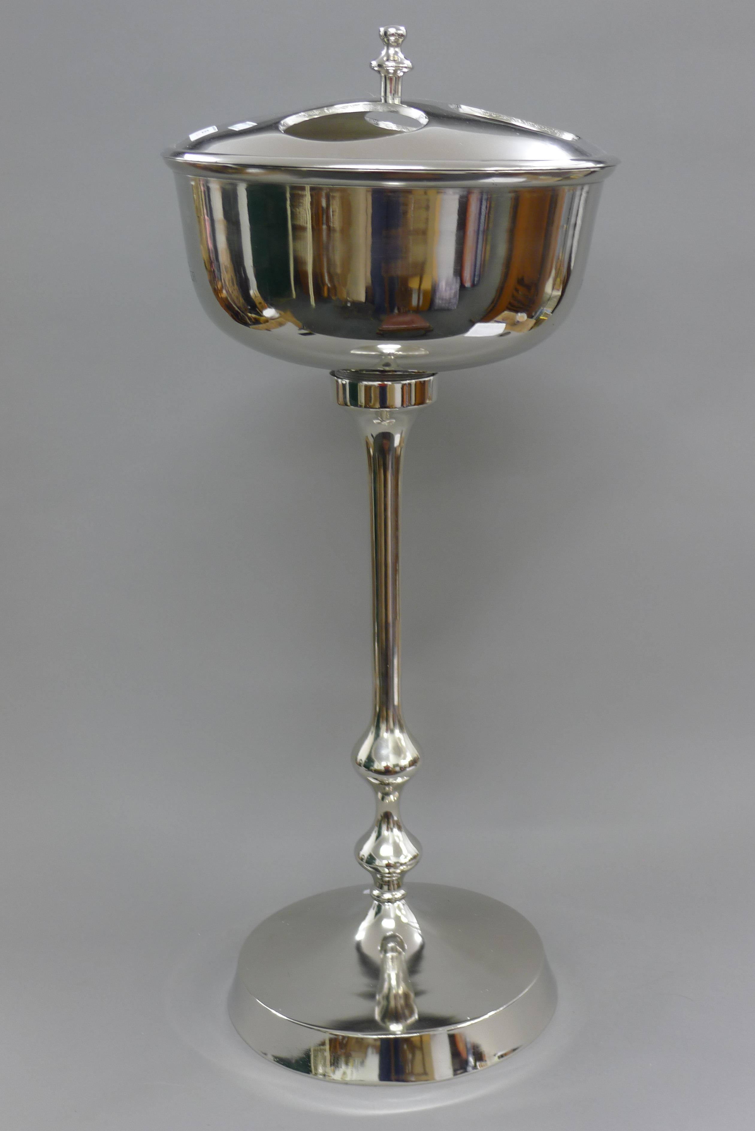 A wine cooler on stand. 85 cm high.