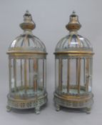 A pair of lanterns. 60 cm high.