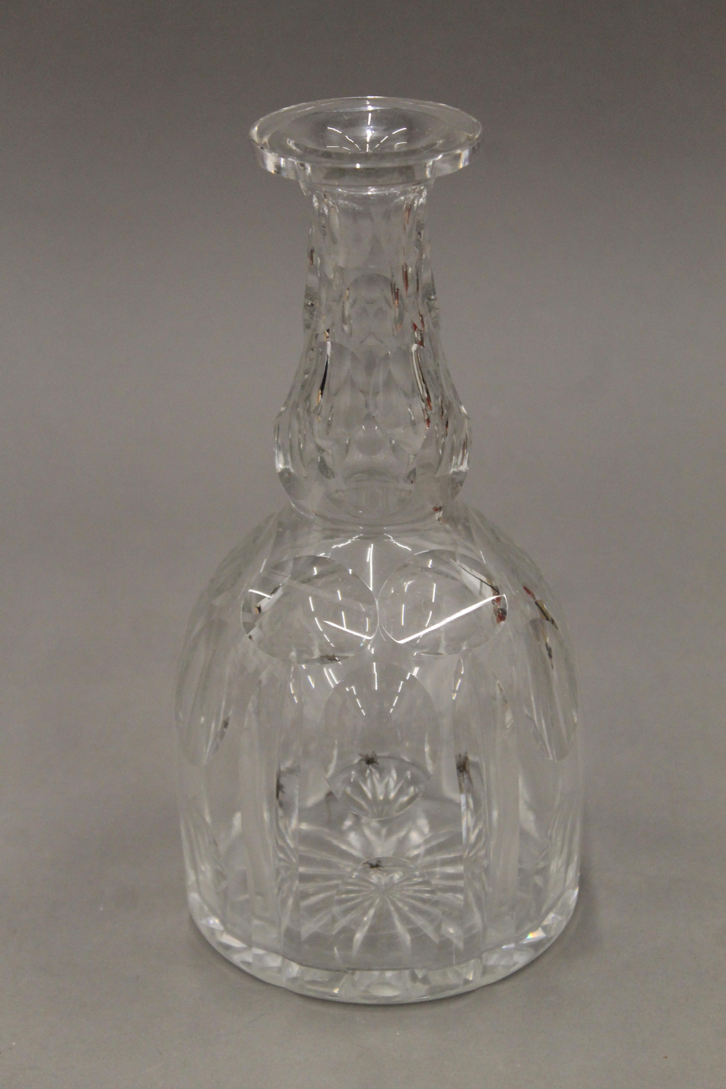 A quantity of various cut glass decanters. - Image 14 of 15