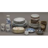 A quantity of Japanese porcelain.