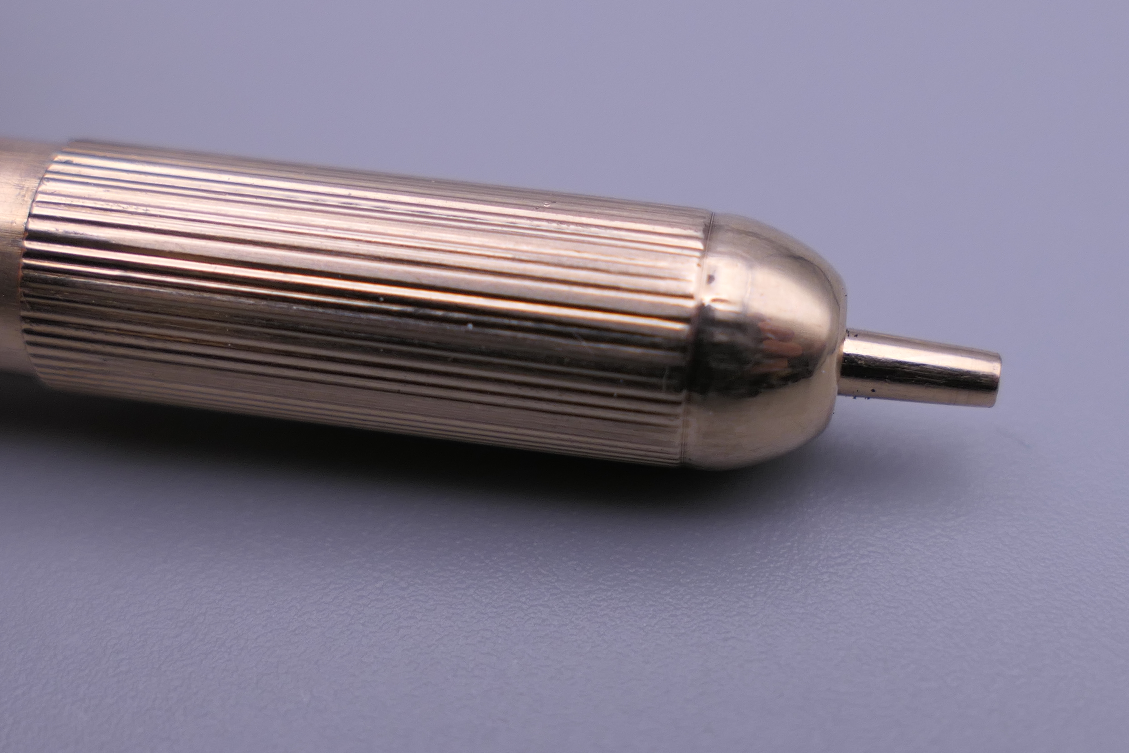 A Samson Mordan & Co sterling silver sleeve containing three pencils and a Victorian gold cased - Bild 8 aus 9