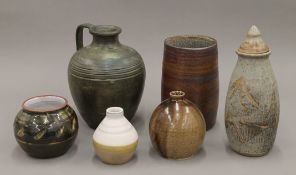 A quantity of miscellaneous Studio Pottery items.