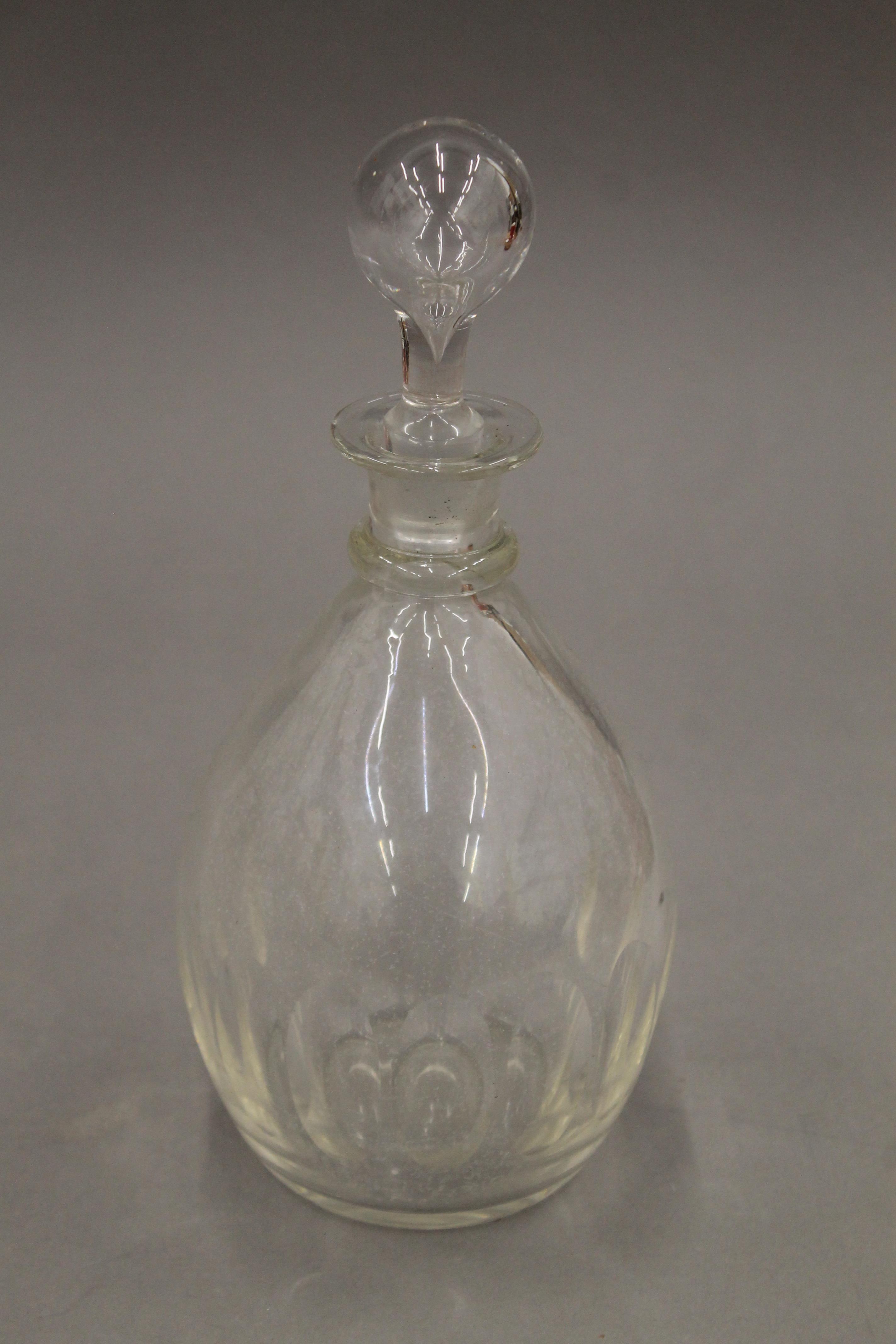 A quantity of various cut glass decanters. - Image 12 of 15