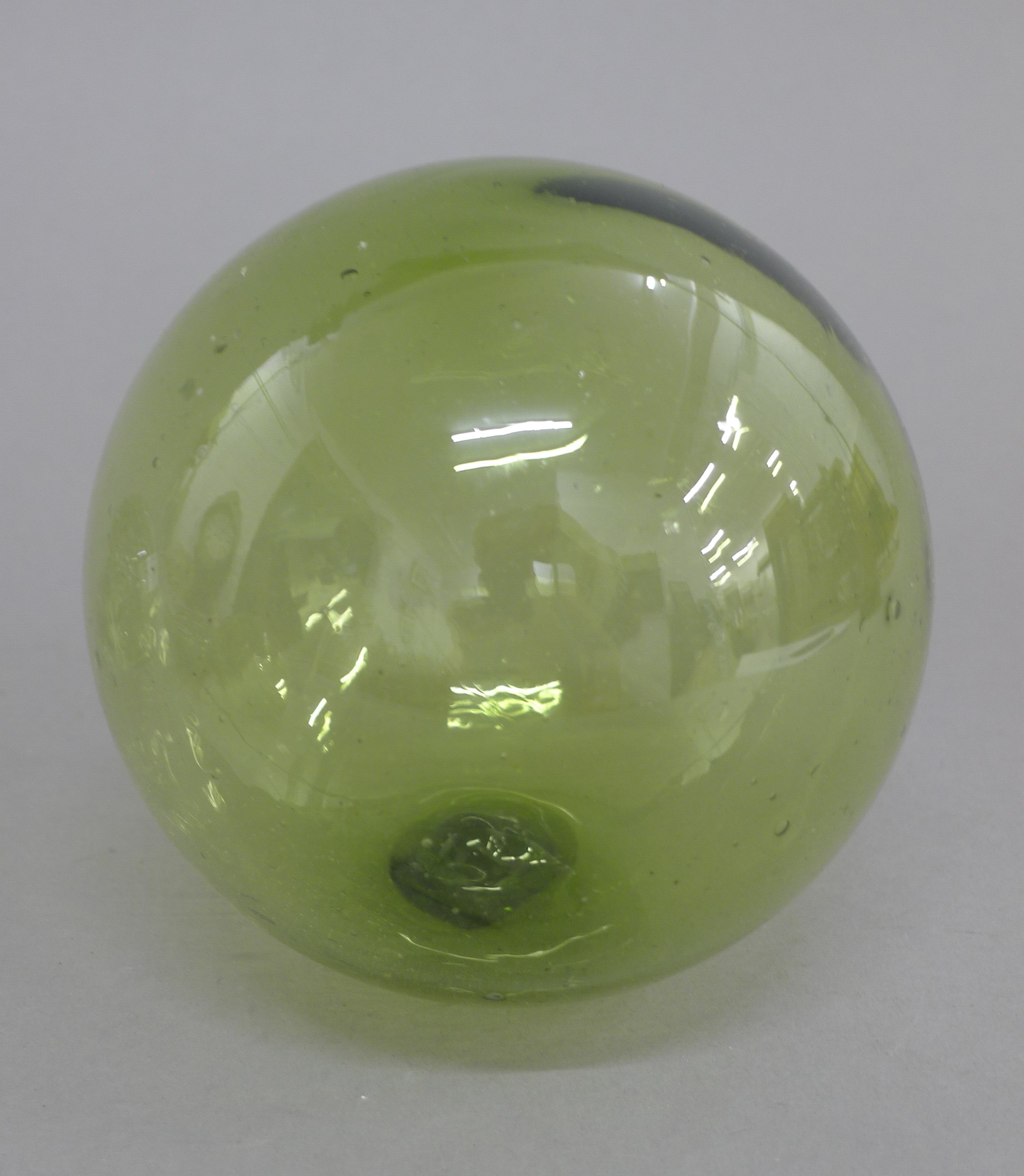 A quantity of green glassware, including a dump weight. 7.5 cm high. - Image 2 of 4