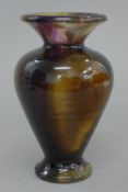 A fluorite vase. 16.5 cm high.