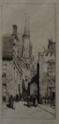 PERCY JAMES WESTWOOD (1878-1958) British, Bruges, etching, signed in pencil to margin,