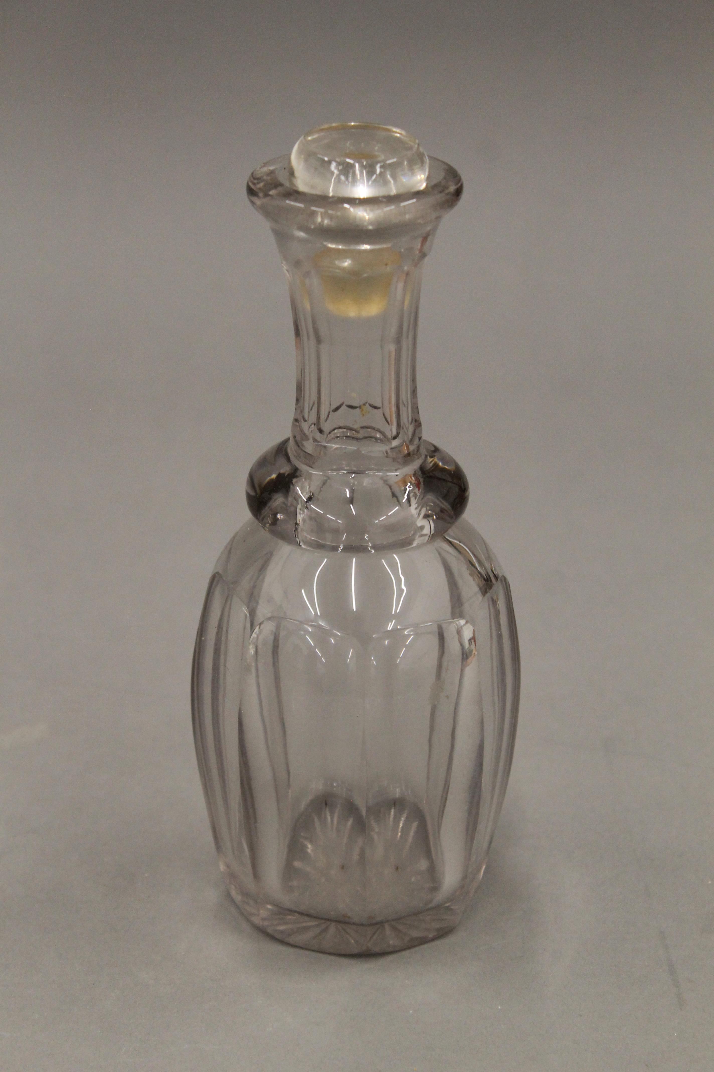 A quantity of various cut glass decanters. - Image 7 of 15