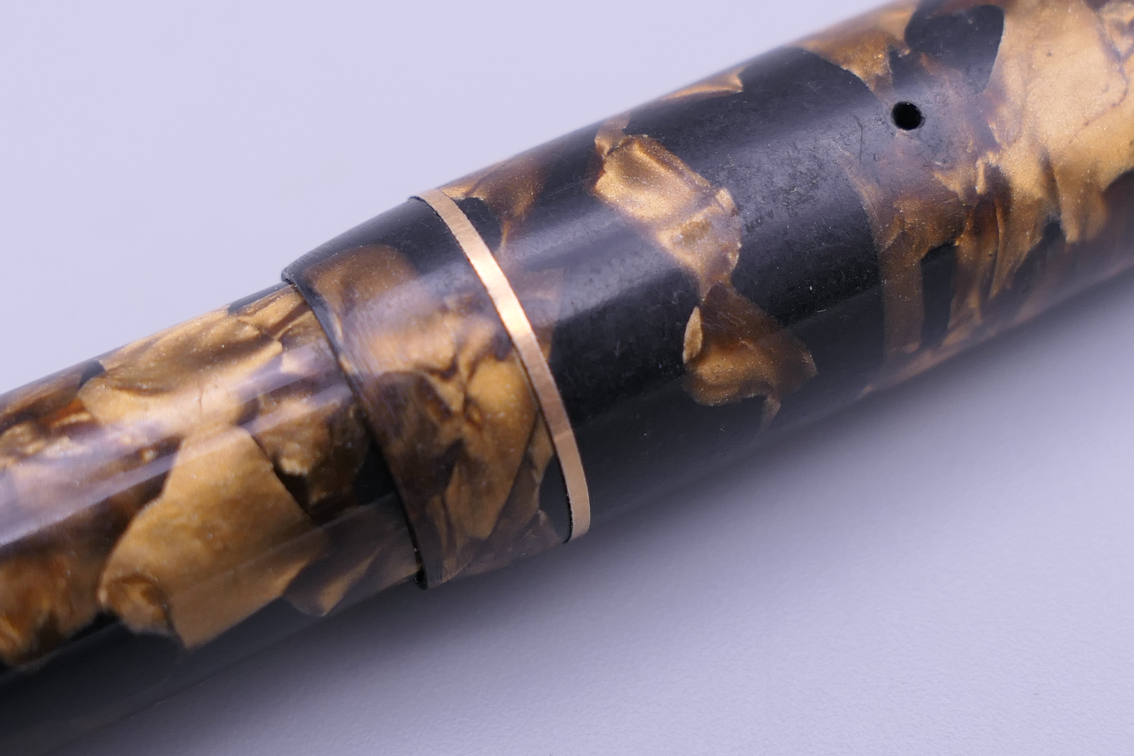 A Croxley fountain pen with 14 ct gold nib. - Bild 3 aus 8