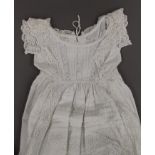 A 1890 Christening gown with an early facsimile as memento mori died 22nd January 1901 (Queen