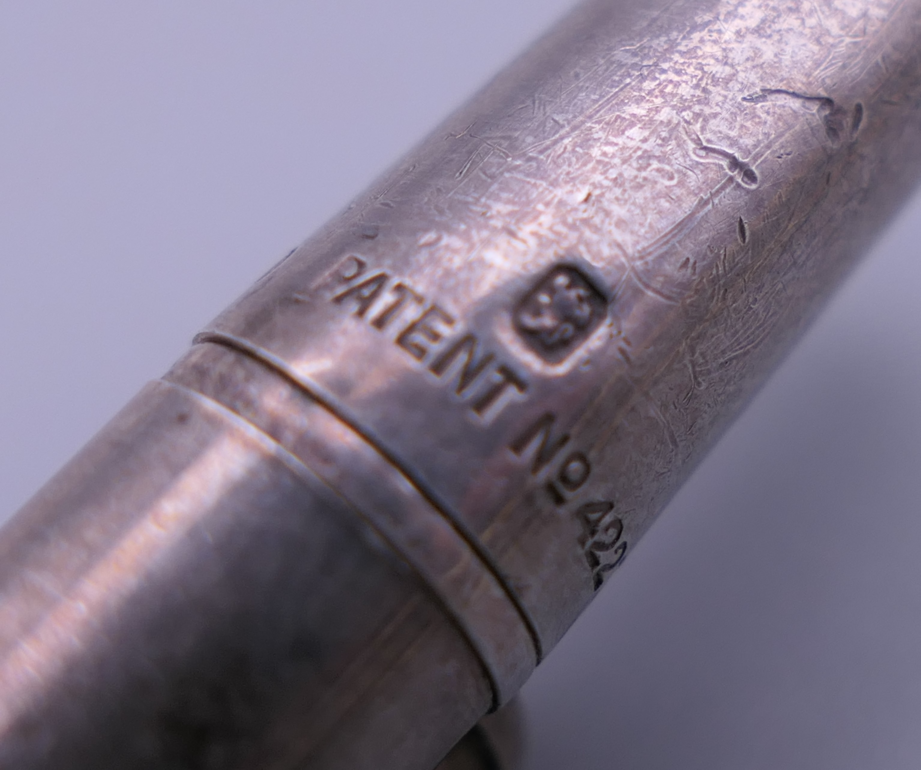 A silver hallmarked Yard O Lead pencil and another silver hallmarked pencil. - Bild 5 aus 13