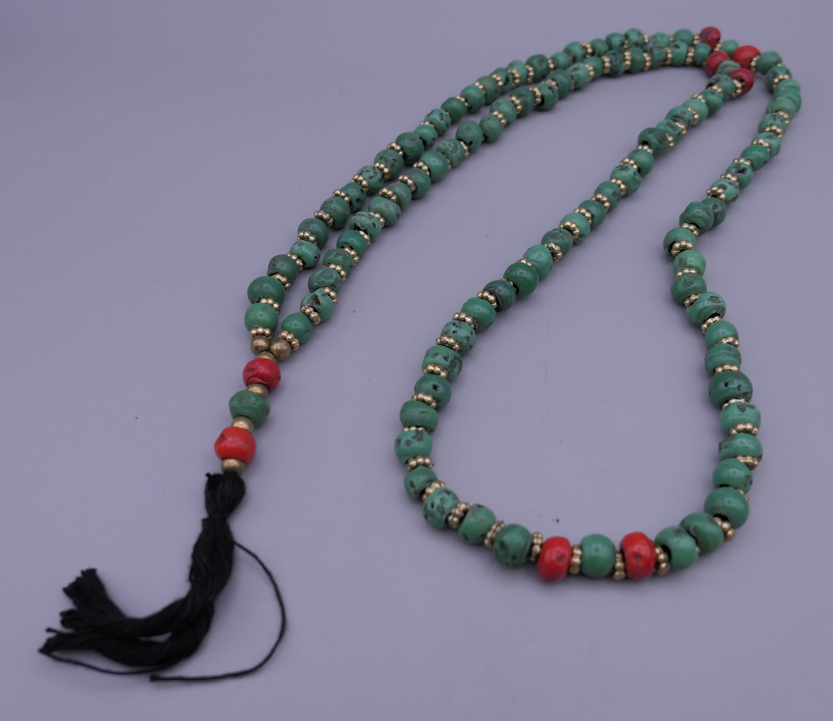 Three sets of beads. The longest 103 cm long. - Image 2 of 7