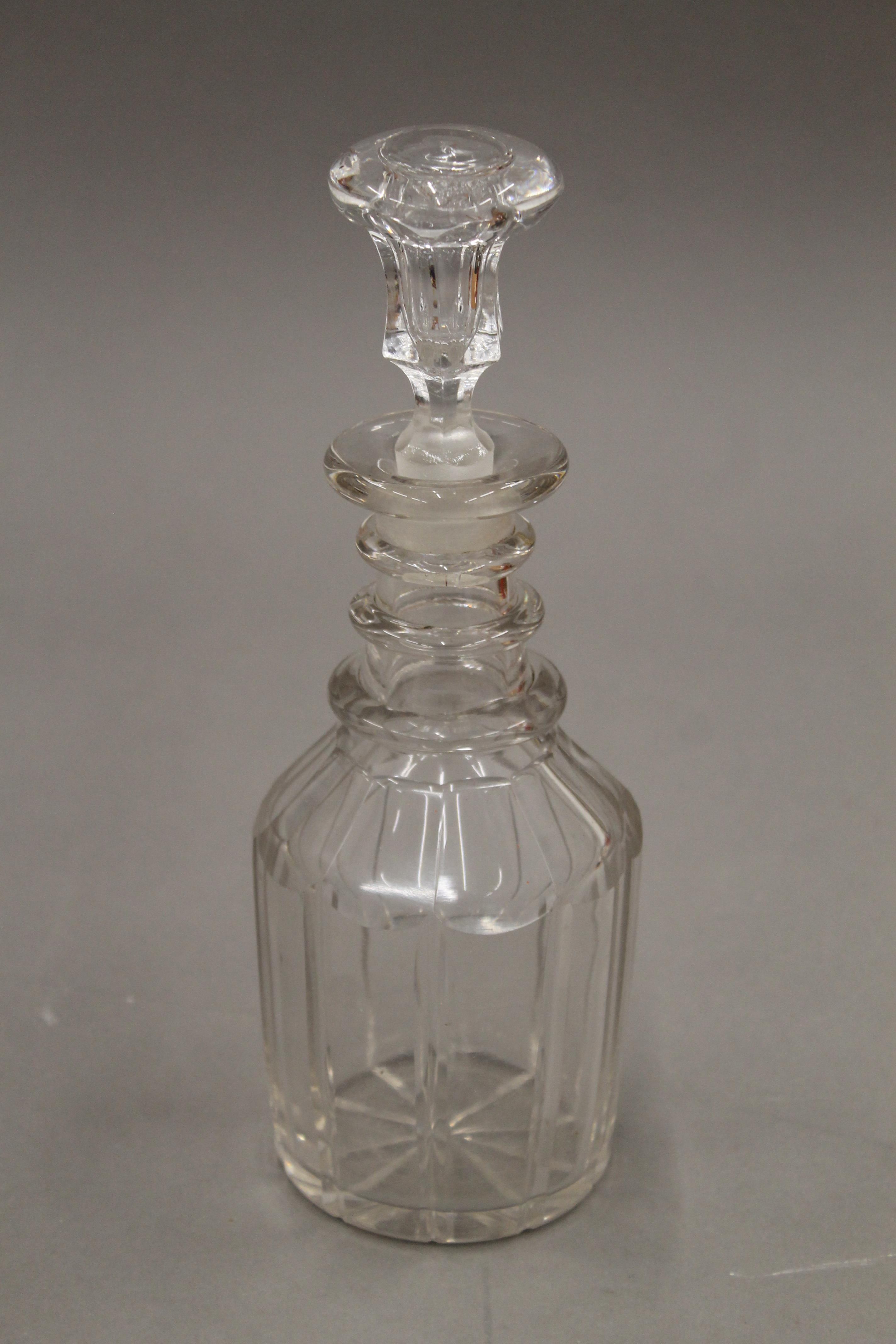 A quantity of various cut glass decanters. - Image 3 of 15